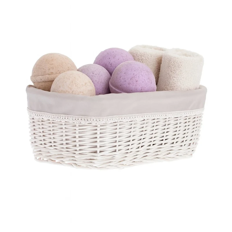 Nestor small wicker basket with beige lining TheWickerStories