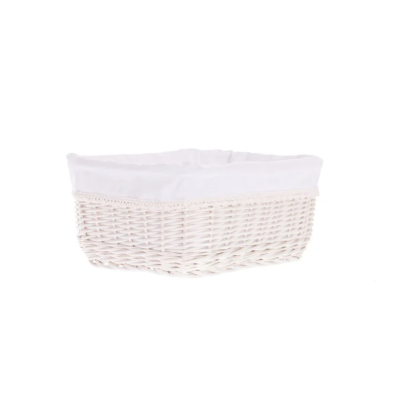 Nestor small wicker basket with white lining TheWickerStories