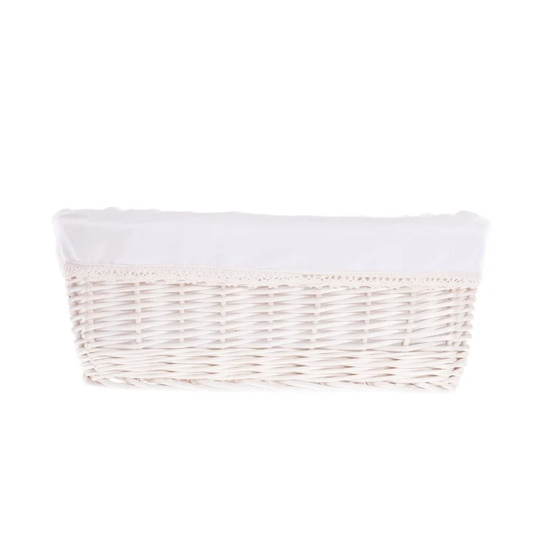 Nestor small wicker basket with white lining TheWickerStories