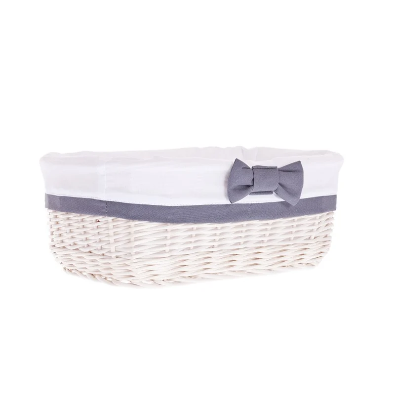 Nestor small wicker basket with white lining TheWickerStories