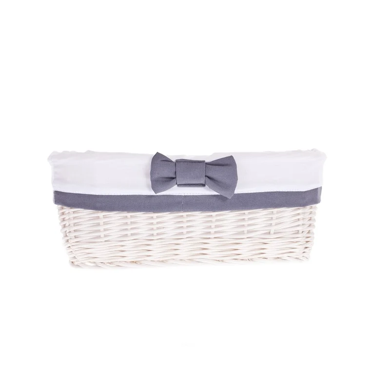 Nestor small wicker basket with white lining TheWickerStories