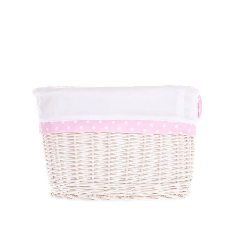 Nestor small wicker basket with white lining TheWickerStories