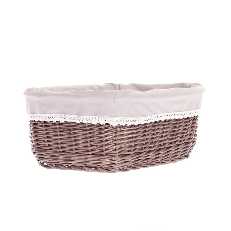 Nestor small wicker basket with beige lining TheWickerStories