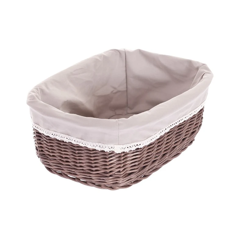 Nestor small wicker basket with beige lining TheWickerStories