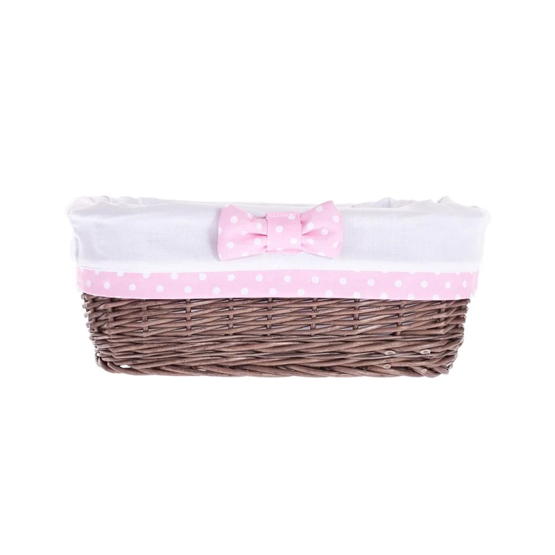 Nestor small wicker basket with white lining TheWickerStories