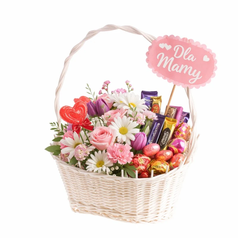 Zorilla wicker gift basket with handle TheWickerStories