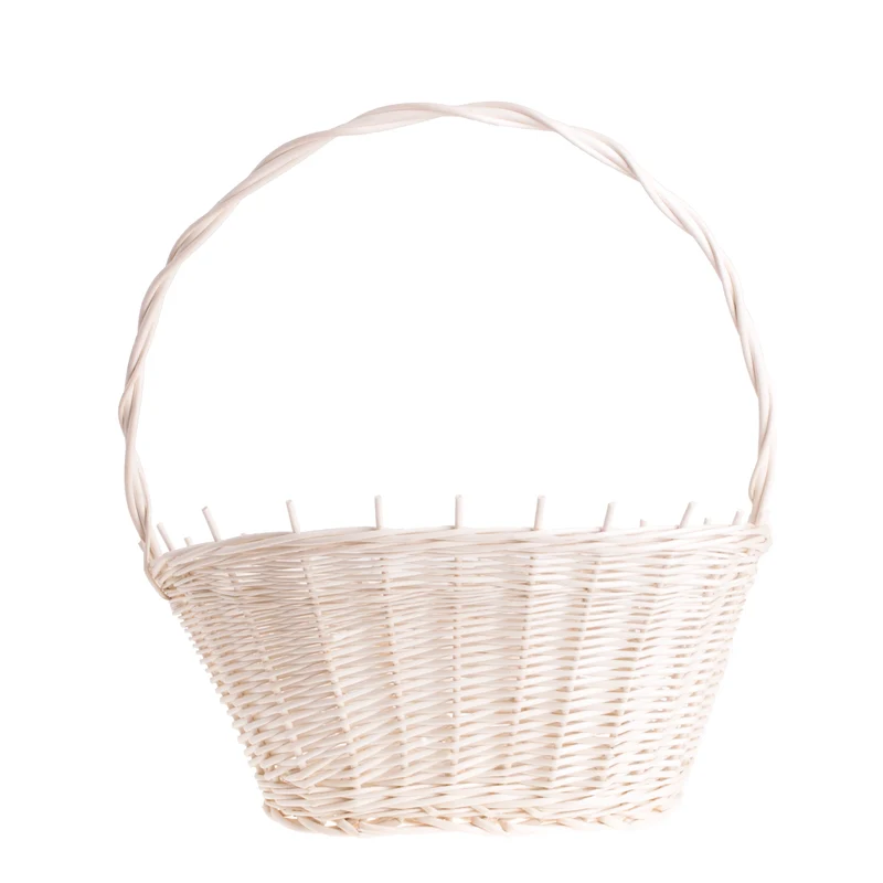 Zorilla wicker gift basket with handle TheWickerStories