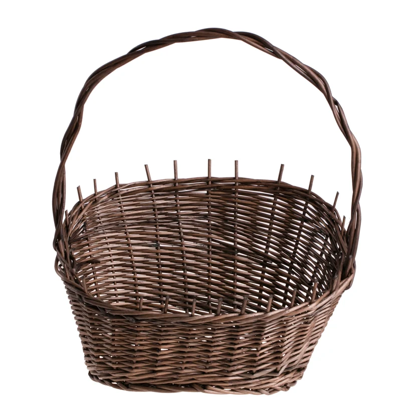Zorilla wicker gift basket with handle TheWickerStories