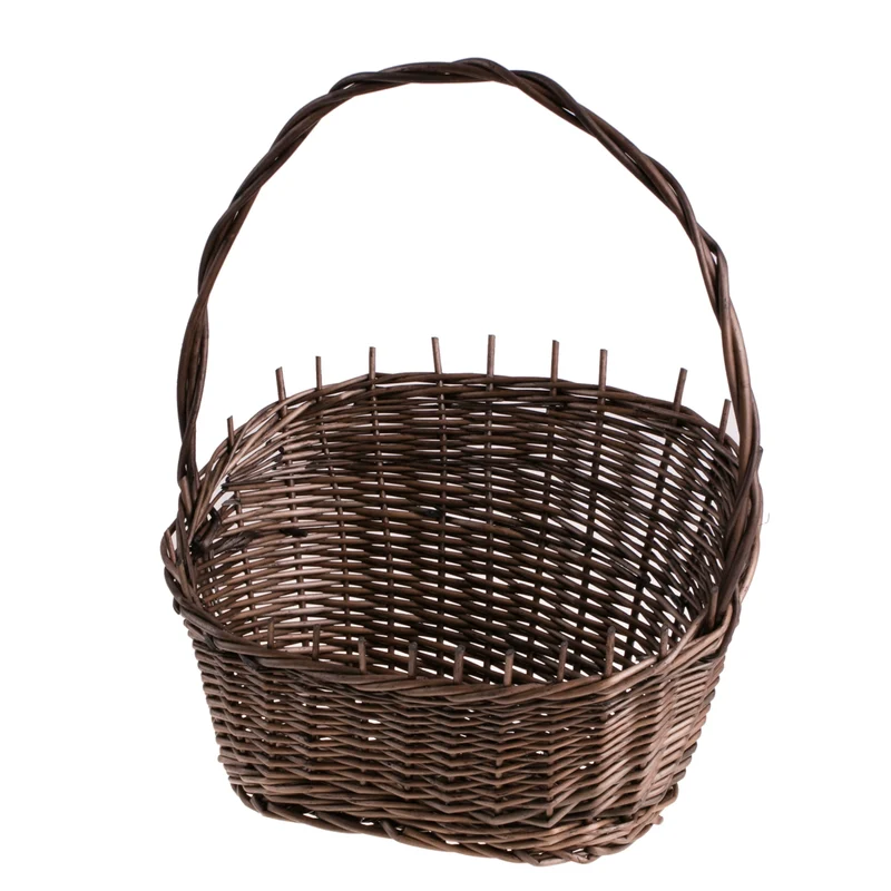 Zorilla wicker gift basket with handle TheWickerStories