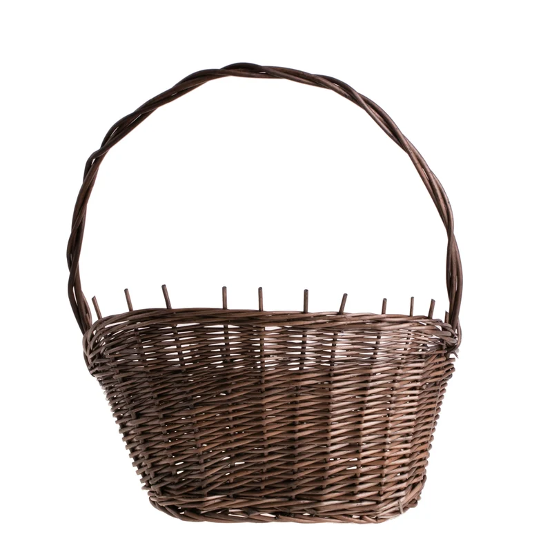 Zorilla wicker gift basket with handle TheWickerStories