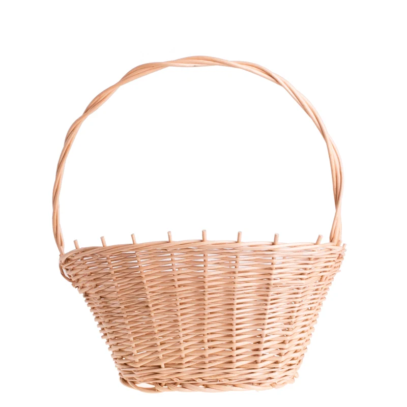 Zorilla wicker gift basket with handle TheWickerStories