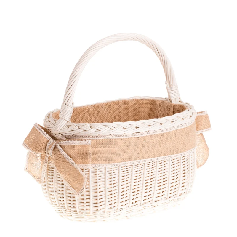 Wictorissa wicker shopping basket, mushroom and picnic basket, decorative gift basket TheWickerStories