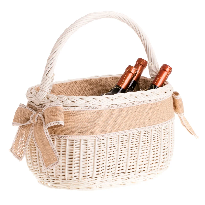 Wictorissa wicker shopping basket, mushroom and picnic basket, decorative gift basket TheWickerStories
