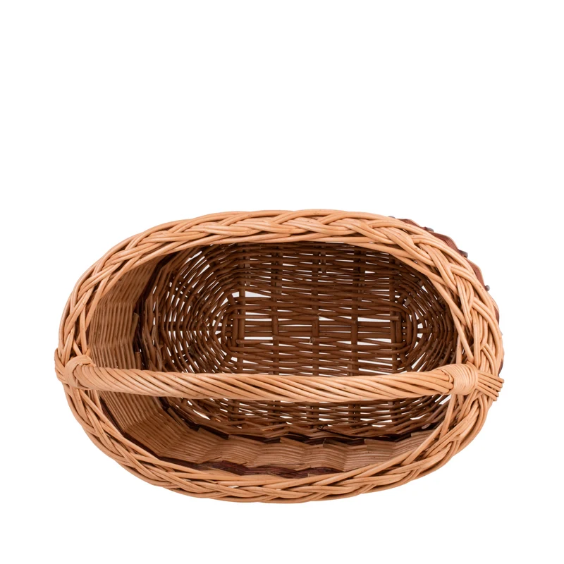 Wictorissa wicker shopping basket, mushroom and picnic basket, decorative gift basket TheWickerStories