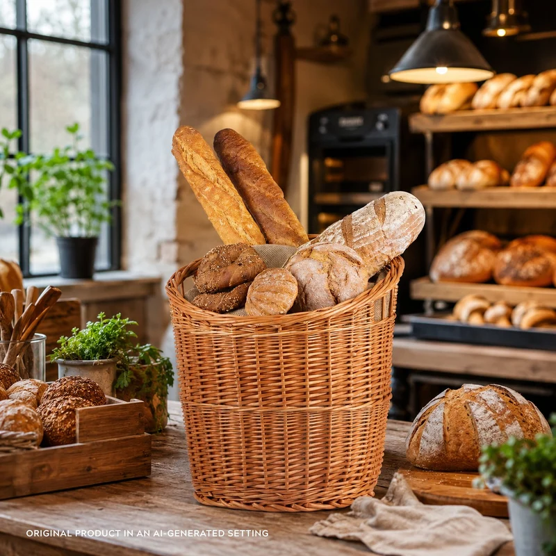 Bassa set of 2 wicker baguette baskets TheWickerStories