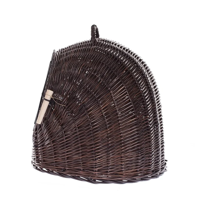 Tactus wicker cat house with cushion, wicker dog house, lockable pet transport cage TheWickerStories