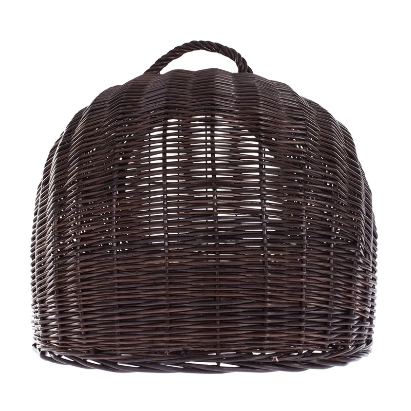 Tactus wicker cat house with cushion, wicker dog house, lockable pet transport cage TheWickerStories