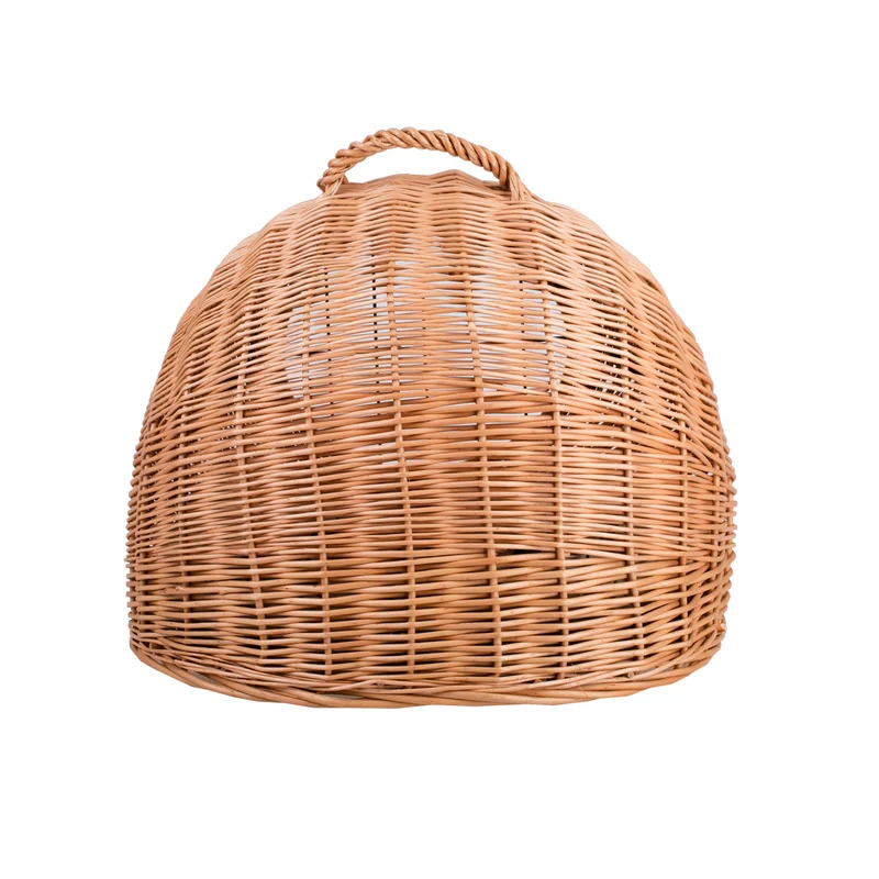 Tactus wicker cat house with cushion, wicker pet house, lockable pet carrier TheWickerStories