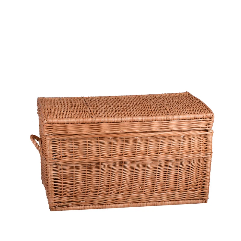 Kogia wicker basket with handles and lid TheWickerStories