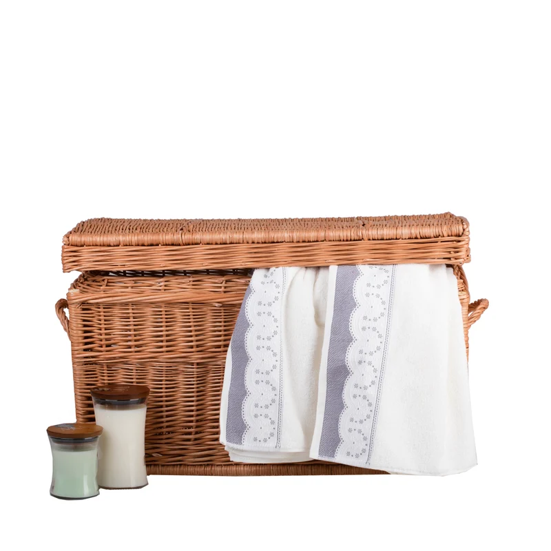 Kogia wicker basket with handles and lid TheWickerStories