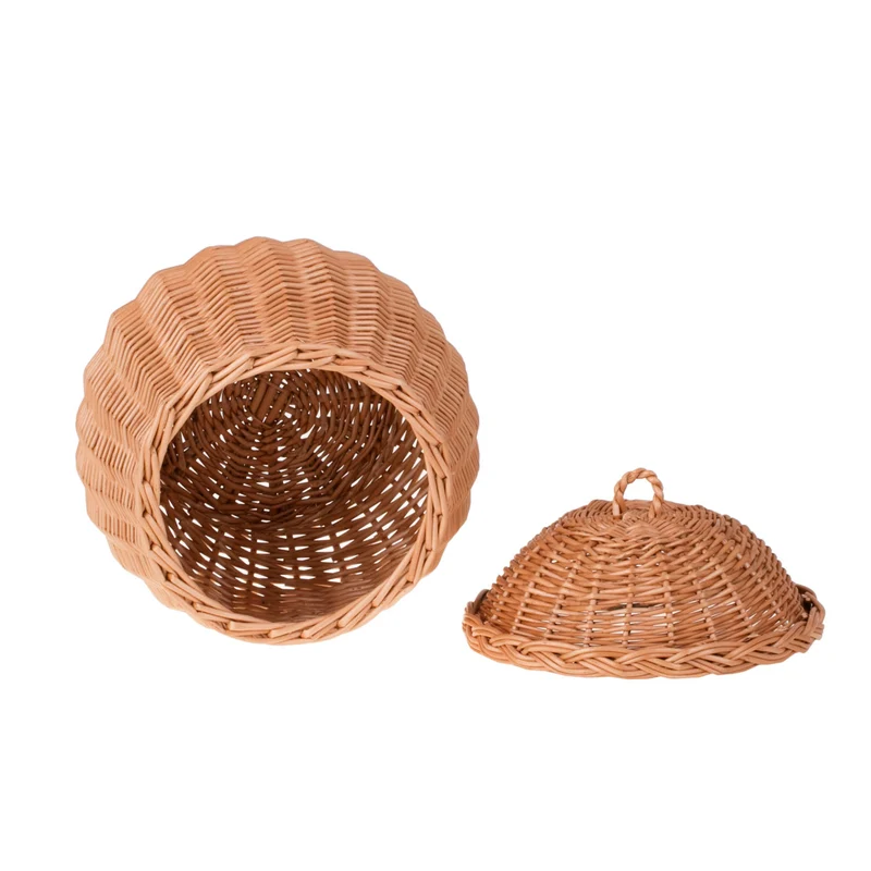 Zelveta wicker basket with lid TheWickerStories