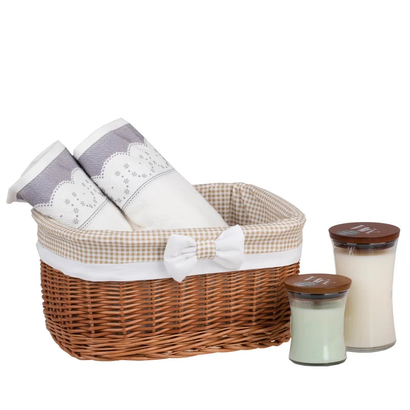Nestor wicker basket with beige lining TheWickerStories