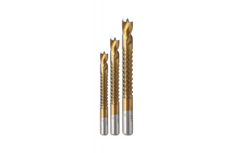 Wiertła- piły zestaw 3 szt, 5.6.8 mm do drewna i tworzywa, stal HSS