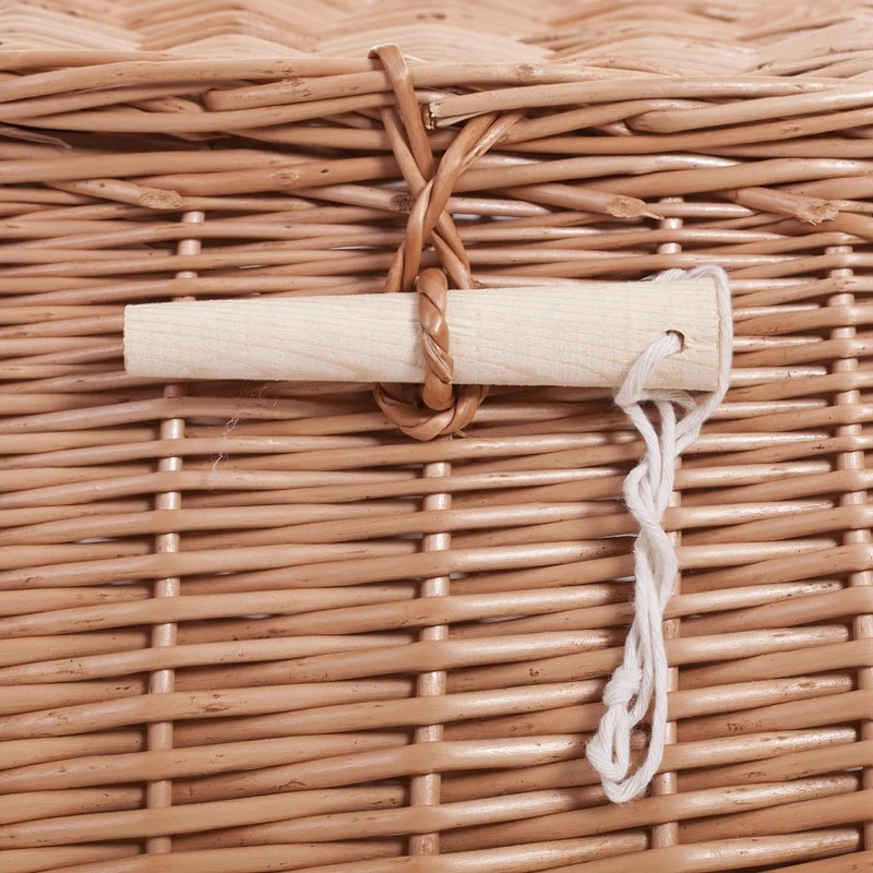 Marone wicker fishing basket, fishing creel, closable fish bag TheWickerStories