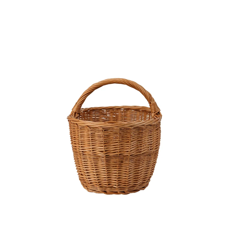Walerissa wicker shopping basket, mushroom and picnic basket, decorative gift basket TheWickerStories