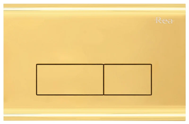 Vorwandelement mit Spültaste H Gold