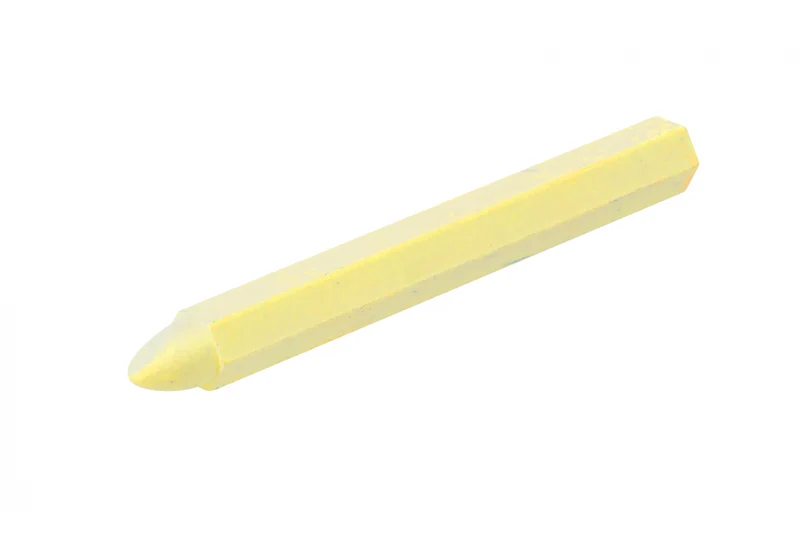 Kreda techniczna żółta, 120 mm, 12 szt.