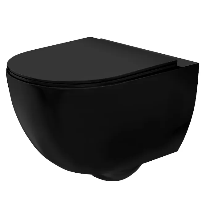 Toilette Carlo Black Matt