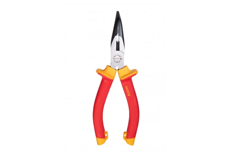 Szczypce wydłużone wygięte 160mm, 1000V, VDE