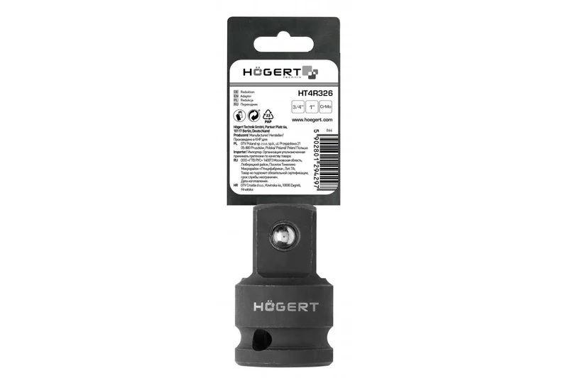 Adapter udarowy 3/4" (F) x 1" (M), CrMo