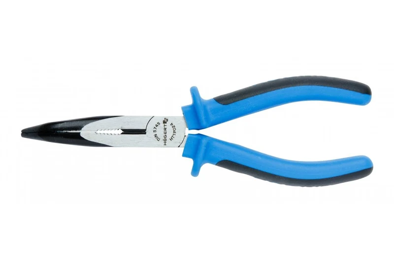 Szczypce wydłużone wygięte 200 mm, CrV