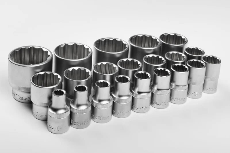 Zestaw kluczy nasadowych 1/2", 21 szt.