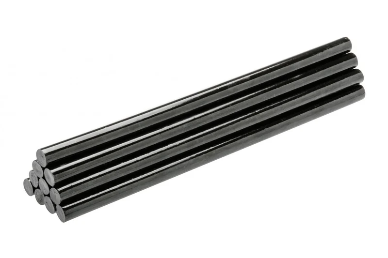 Wkłady klejowe 250 mm, średnica 11,2 mm, kolor czarny