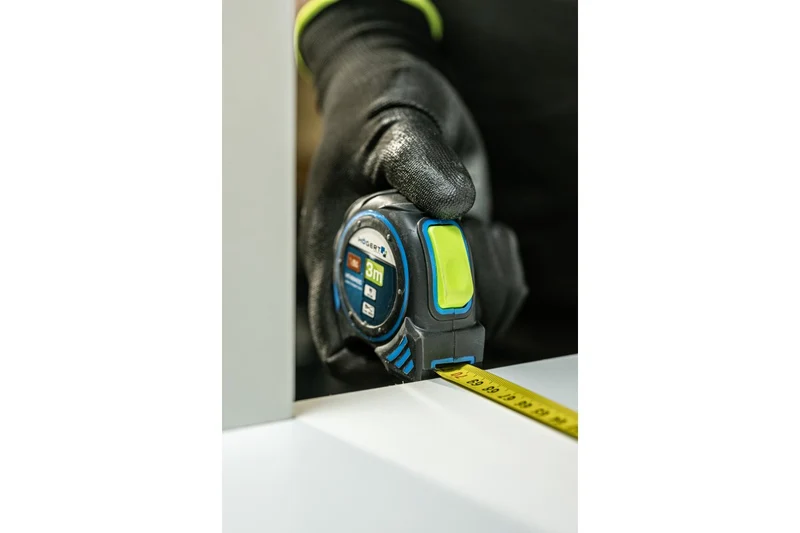 Miara zwijana 3m 16mm auto stop nylon z magnesem