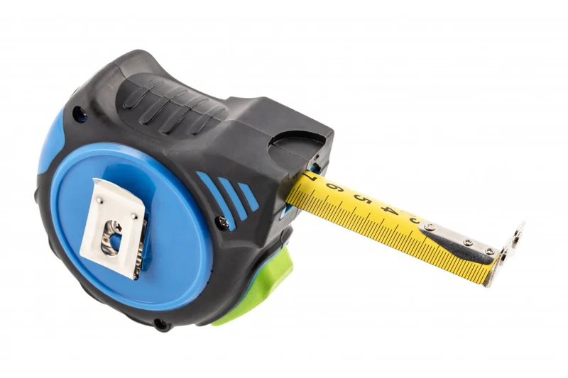 Miara zwijana 8m 25mm auto stop nylon z magnesem