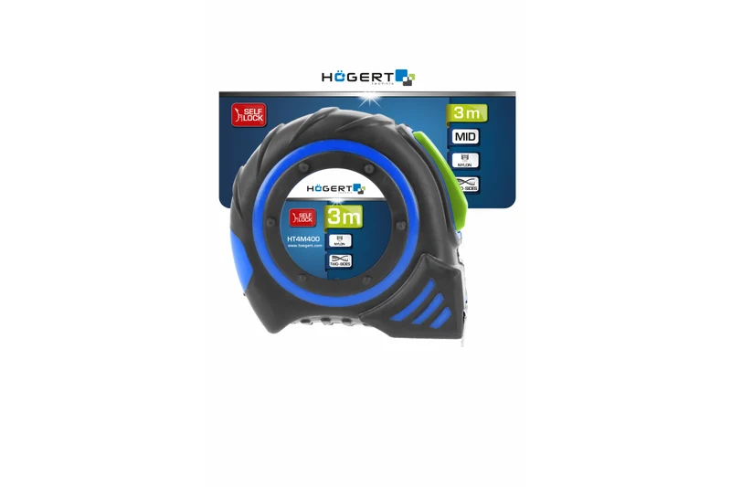 Miara zwijana 8m 25mm auto stop nylon z magnesem