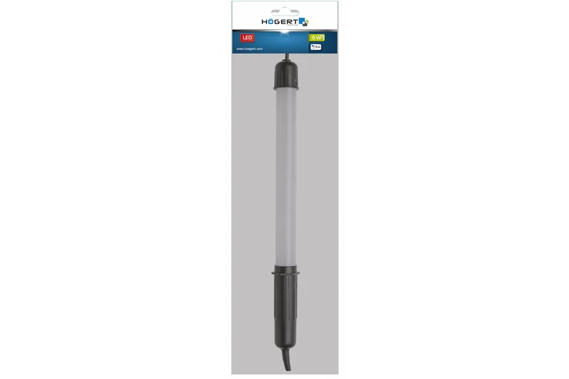 Oprawa przenośna LED,AC100-250V,50-60Hz,5W,350lm,IP54,5m,2x1,00mm2,PF>0,5,6500K
