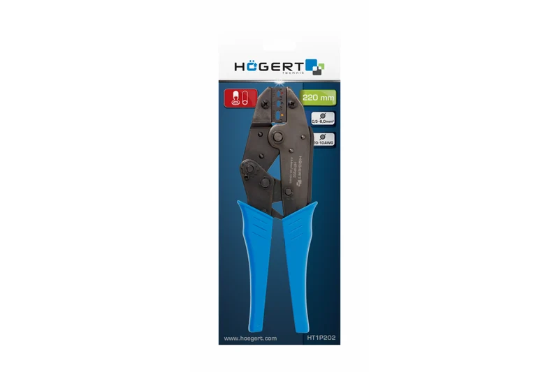 Szczypce do zaciskania końcówek izolowanych 0,5~6,0 mm2