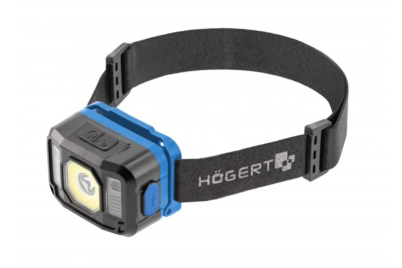 Lampa czołowa LED USB 6 funkcji COB