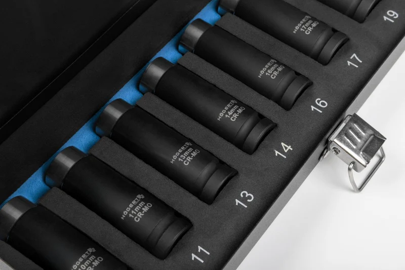 Zestaw nasadek udarowych 10 mm - 22 mm, 3/8", 8 sztuk