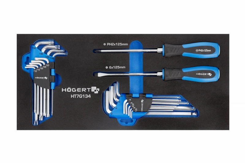 Zestaw wkrętaków, kluczy HEX i TORX 20 szt., wkład EVA