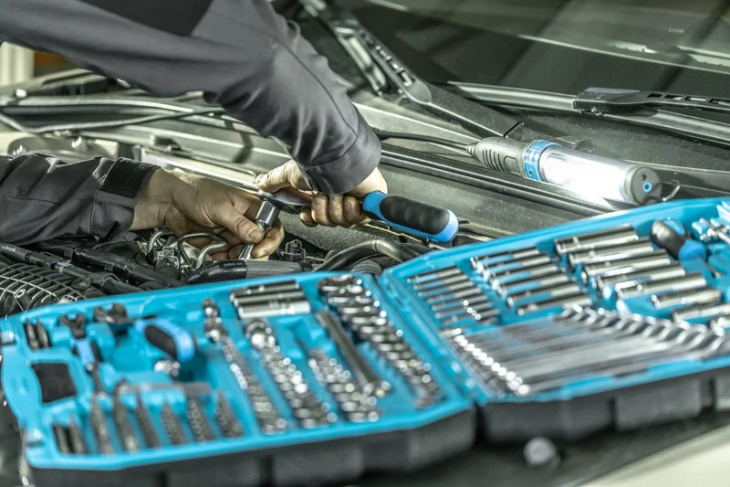 Zestaw narzędziowy, 222 sztuk, CrV, grzechotki 72 T