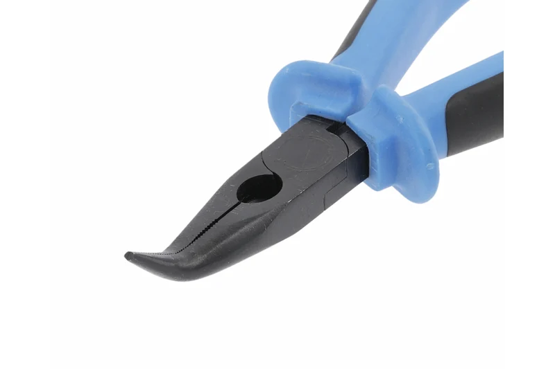 Szczypce wydłużone wygięte 160 mm, CrV