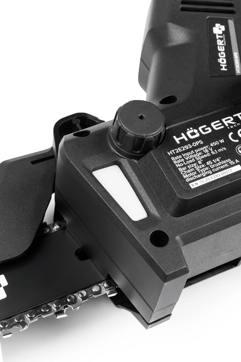 Bezszczotkowa mini pilarka łańcuchowa 18V