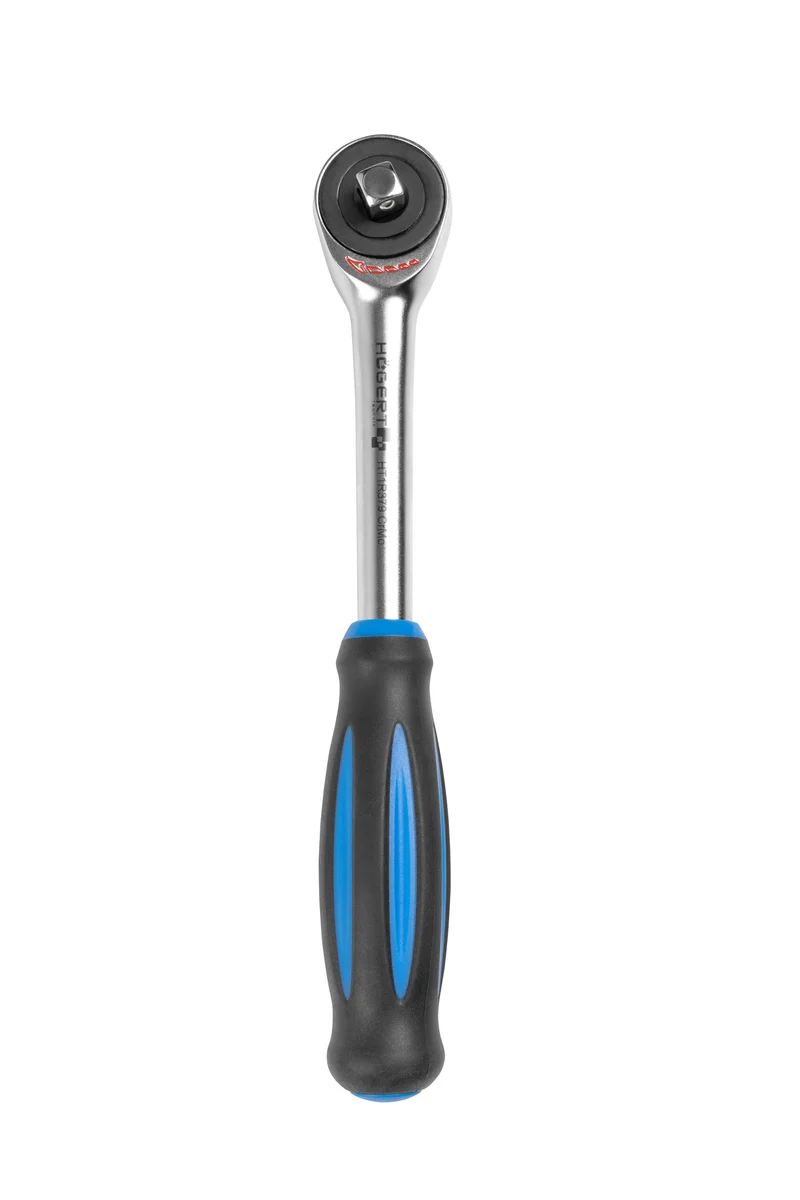 Grzechotka 3/8" z obrotową rękojeścią, 60 zębów, CrMo
