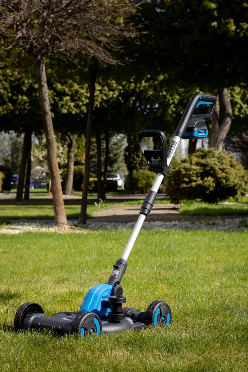 Zestaw podkaszarki do trawy z platformą 3 w 1 z baterią 2ah i ładowarką
